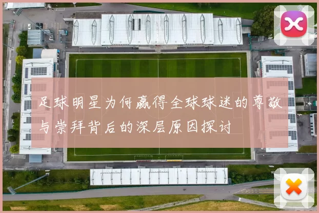 足球明星为何赢得全球球迷的尊敬与崇拜背后的深层原因探讨